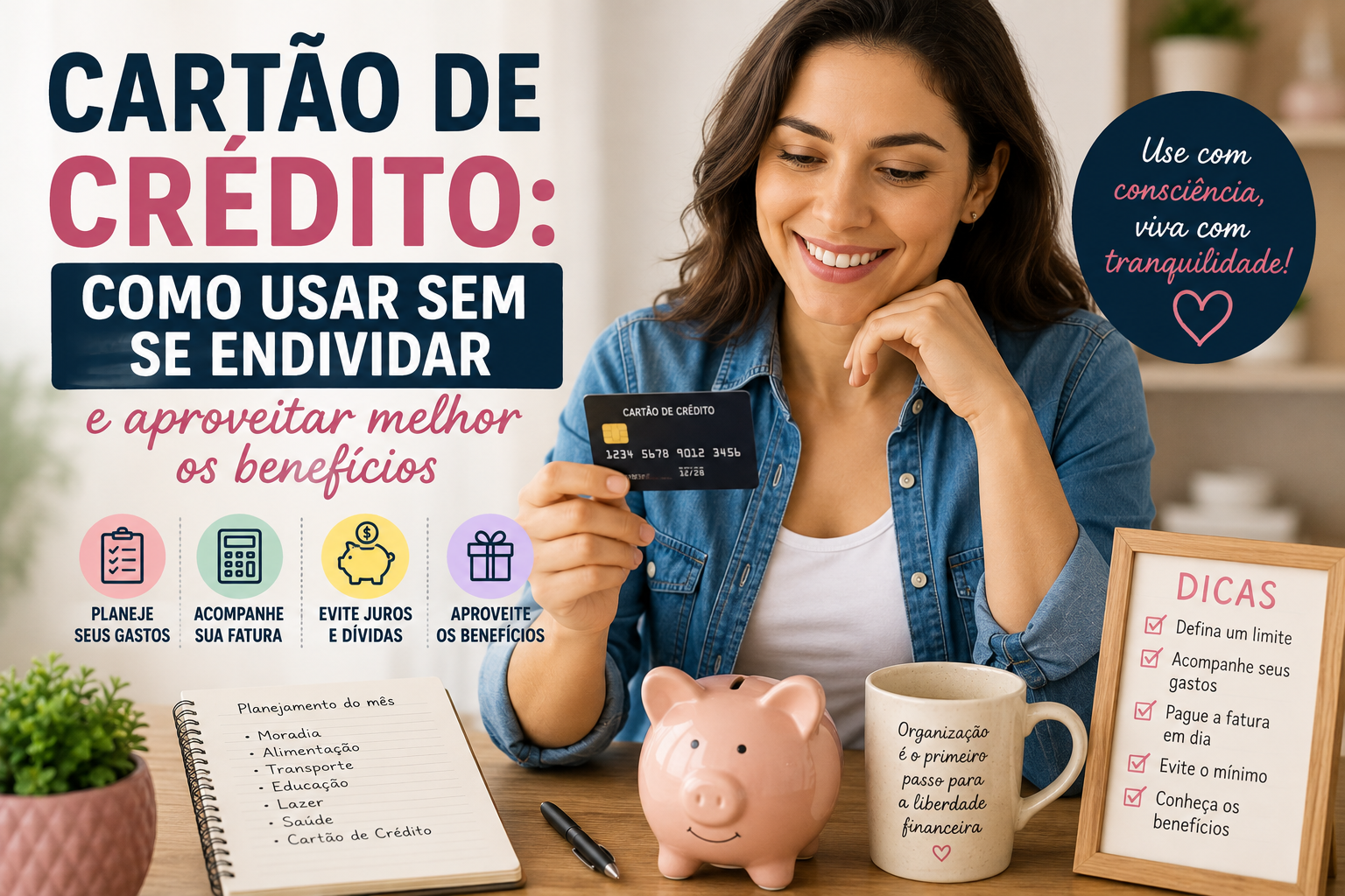 Cartão de Crédito: Como Usar Sem Se Endividar e Aproveitar Melhor os Benefícios