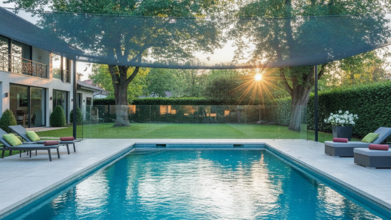 Blindagem de piscinas contra árvores vizinhas: o guia mais completo que você vai encontrar para ter água cristalina o ano todo