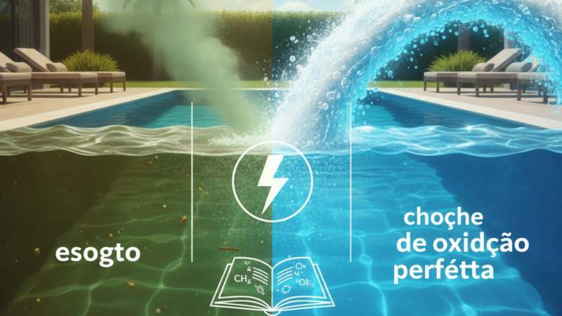 Pare de perder tempo com piscina fedendo a esgoto: este guia completo vai te ensinar a oxidação de choque perfeita de uma vez