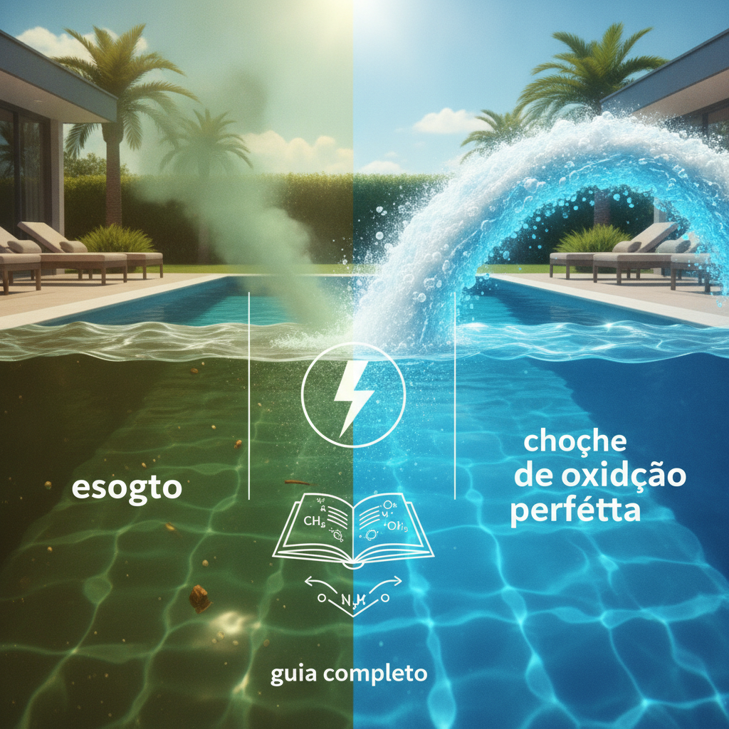Pare de perder tempo com piscina fedendo a esgoto: este guia completo vai te ensinar a oxidação de choque perfeita de uma vez