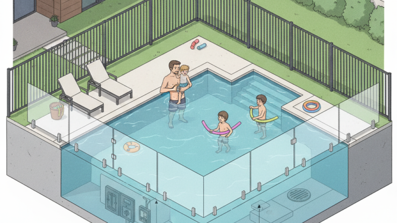 O guia definitivo sobre segurança estrutural de piscinas: tudo para blindar sua casa contra acidentes com crianças em um só lugar