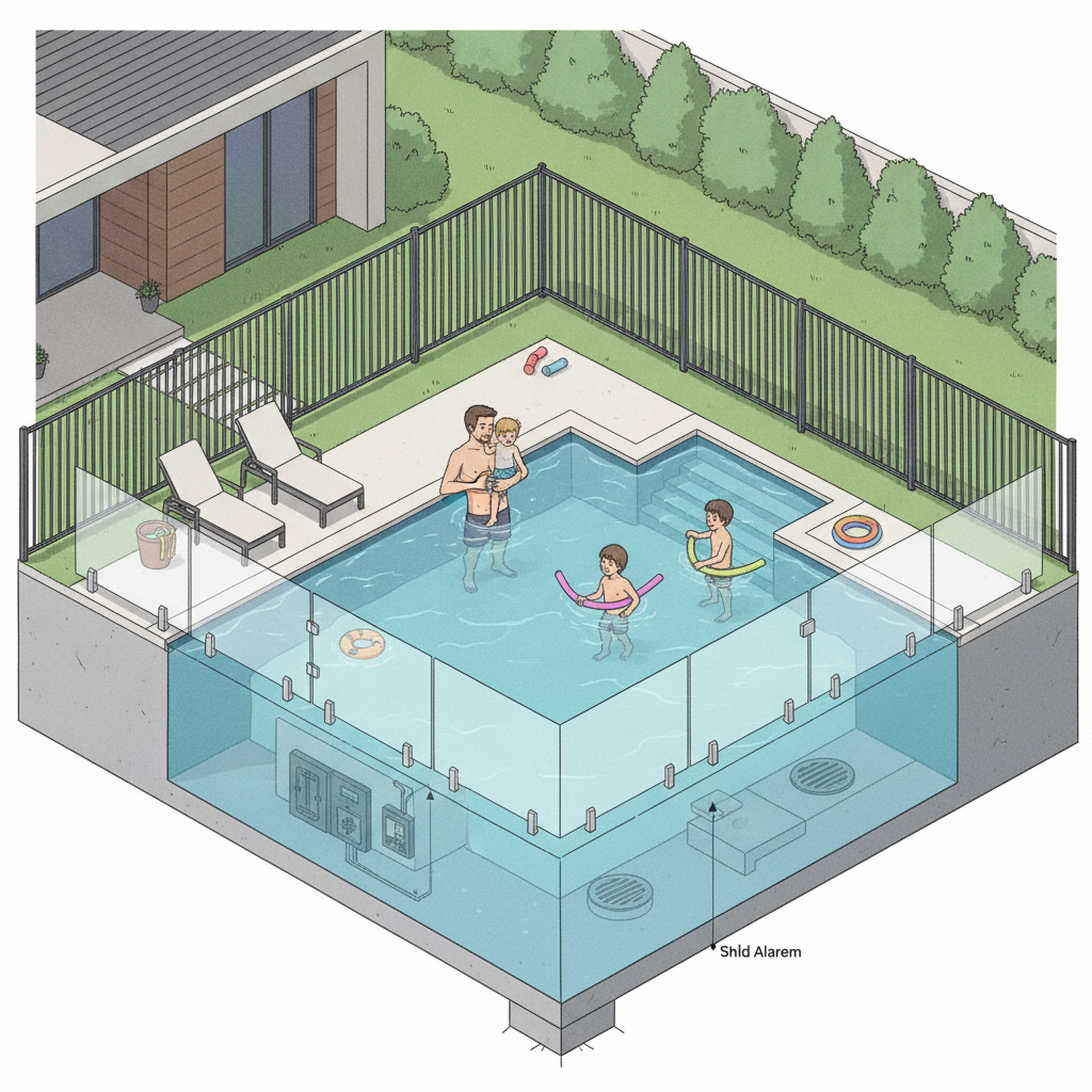 O guia definitivo sobre segurança estrutural de piscinas: tudo para blindar sua casa contra acidentes com crianças em um só lugar